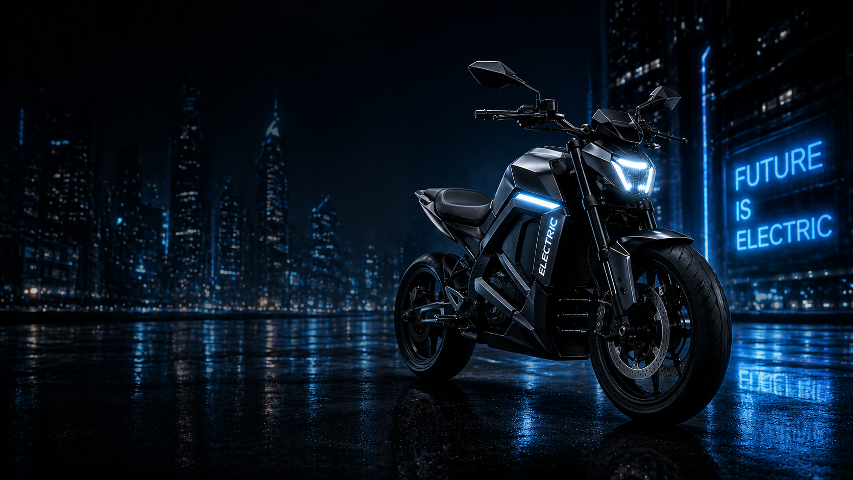 Electric motorcycle hero image
