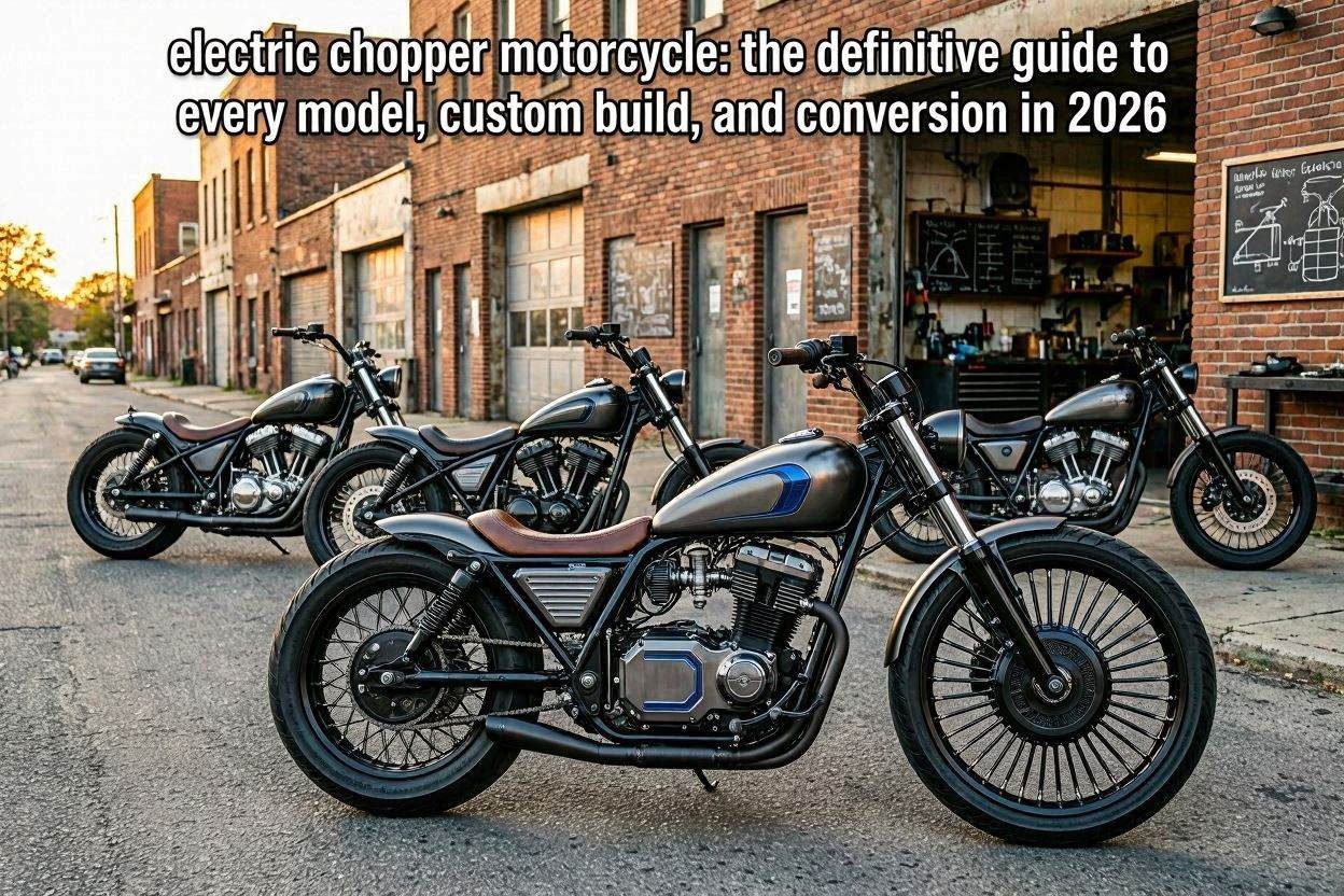 Electric Chopper Motorcycle: The Definitive Guide to Every Model, Custom Build and Conversion in 2026